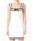 Women's Bow-Trim Bodycon Dress