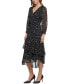 ფოტო #3 პროდუქტის Women's Floral-Print Asymmetrical Dress