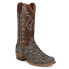 Фото #5 товара Dan Post Boots Riggs Pirarucu Square Toe Cowboy Mens Grey Casual Boots DP5022