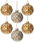 Фото #1 товара Kurt Adler 3In Glass Ball Christmas Ornaments Multicolor