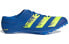 Фото #2 товара adidas Adizero Finesse Spikes 田径 运动 足球鞋 男女同款 蓝黄 / Кроссовки Adidas Adizero Finesse Spikes H68746