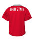 ფოტო #3 პროდუქტის Infant Boys and Girls Scarlet, Gray Ohio State Buckeyes Red Zone Jersey and Pants Set