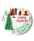 Фото #1 товара Christmas In The Village Town Round Trivet