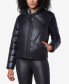 Фото #4 товара Women's Puffer Jacket With Sherpa Lining