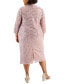 Plus Size 2-Pc. Lace Jacket & Sheath Dress Set