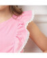 ფოტო #10 პროდუქტის Little Girls Sleeveless Knit Pinafore Dress