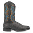 Фото #1 товара Dingo Trail Boss Embroidered Gator Print Round Toe Cowboy Mens Black Casual Boo