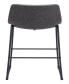 39" each, Set of 2 Steel, Polyurethane Smart Bar Chair