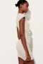 Фото #3 товара Платье облегающего кроя в рубчик со сборками ZARA