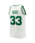 Men's Larry Bird White Boston Celtics 1985-86 Hardwood Classics Swingman Jersey