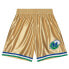 MITCHELL & NESS NBA 75TH GOLD SWINGMAN SHORTS DALLAS MAVERICKS 1998