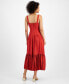 ფოტო #2 პროდუქტის Women's Tiered Maxi Dress