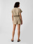 Фото #2 товара Linen-Blend Utility Romper