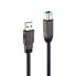 Фото #1 товара Кабель USB A — USB B LINDY 43098 10 m Чёрный