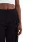 JDY high wasted wide leg trouser in black