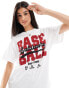 Фото #1 товара Bershka oversized 'baseball' graphic tee