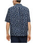 Фото #2 товара Men's Regular-Fit Printed Cotton Muslin Shirt