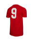 ფოტო #4 პროდუქტის Men's Gordie Howe Red Detroit Red Wings Name and Number T-shirt