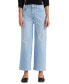 Фото #1 товара Women's High-Rise Wide-Leg Ripped Jeans