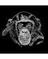 Фото #2 товара Men's Word Art - Chimpanzee Long Sleeve T-Shirt