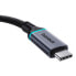 Фото #3 товара Przedłużacz kabla przewodu USB-C 10Gbps 0.5m czarny