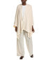 Barefoot Dreams Cozy Chic Light Bordered Wrap Women's White Os