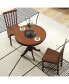 Фото #3 товара 3 Pieces Wooden Dining Table and Chair Set for Cafe Kitchen Living Room