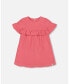 ფოტო #1 პროდუქტის Girl Muslin Dress With Frill Cherry - Toddler|Child