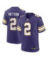 Men's Alexander Mattison Purple Minnesota Vikings Classic Player Game Jersey