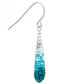 ფოტო #10 პროდუქტის Pave Two Tone Crystal Teardrop Earrings Set in Sterling Silver. Available in Clear and Blue, Clear and Black, Clear and Pink or Clear and Red
