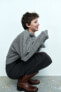 Фото #12 товара Однотонный свитер soft ZARA