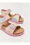 Renk Bloklu Kız Bebek Sandalet