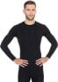 Фото #2 товара Brubeck Koszulka męska z długim rękawem Active Wool czarna r. M (LS12820)