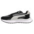 Фото #3 товара Puma Wild Rider Rollin' Lace Up Mens Black, Grey Sneakers Casual Shoes 381517-0