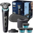 Фото #1 товара Philips Shaver Series 9000 Electric Wet and Dry Shaver with Lift & Cut Shaving System and SkinIQ Technology, Pop-Up Trimmer, Cleaning Container, Charging Station & Travel Case, Model S9986/63