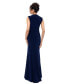 ფოტო #2 პროდუქტის Women's Ruched Draped Gown