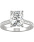ფოტო #1 პროდუქტის Moissanite Radiant Engagement Ring (2-7/8 ct. t.w. DEW) in 14k White Gold
