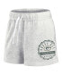 Women's Oatmeal Green Bay Packers Vintage-like Badge Shorts