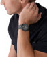 Men's Lennox Chronograph Black Stainless Steel Watch 40mm