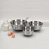 Фото #4 товара Brabantia Mixing Bowl Set, 1 L, 1.6 L and 3 L - Matt Steel