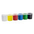 Фото #2 товара Фломастеры для рисования MILAN Box 6 Pots Basic Colours 25ml Finger Paint