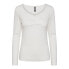 Фото #3 товара PIECES Tania long sleeve T-shirt