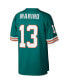 Men's Dan Marino Aqua Miami Dolphins Big and Tall 1984 Retired Player Replica Jersey Голубой, 2xB - фото #2