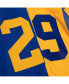 Men's Eric Dickerson Royal, Gold Los Angeles Rams 1984 Split Legacy Replica Jersey