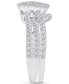 ფოტო #5 პროდუქტის Diamond Pear-Shaped Cluster Bridal Set (1 ct. t.w.) in 14k Gold
