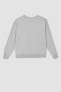 Regular Fit Bisiklet Yaka Sweatshirt