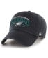 Men's Black Philadelphia Eagles 2022 NFC East Division Champions Clean Up Adjustable Hat