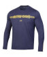 Men's Navy Notre Dame Fighting Irish 2023 Aer Lingus College Football Classic Performance Long Sleeve T-shirt Синий, L - фото #2