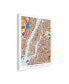 Фото #2 товара Michael Tompsett New York City Street Map II Canvas Art - 20" x 25"