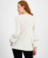 Фото #2 товара Women's Faux Fur Trim Sweater